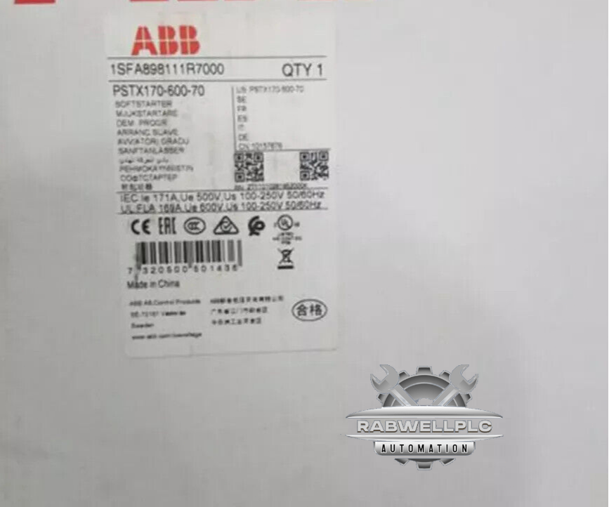 PSTX170-600-70 ABB Soft Starter New In Box Spot Goods！UPS Expedited Shipping