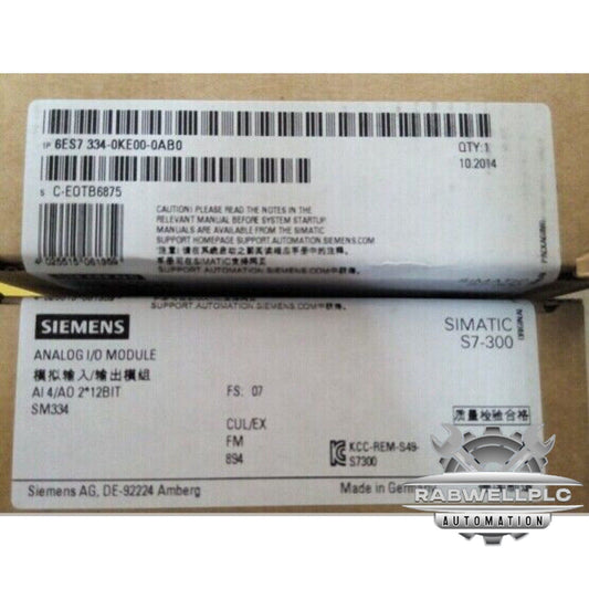 1PC New Siemens Simatic SM334 6ES7334-0KE00-0AB0 6ES7 334-0KE00-0AB0 fast ship