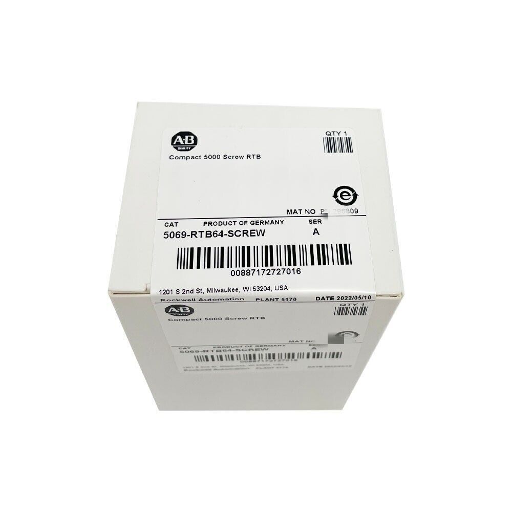 Allen-Bradley 5069-RTB64-SCREW Compact 5000 Screw RTB Box, Product of Germany