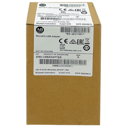 Allen-Bradley 2080-USBADAPTER PLC Programming USB Adapter box, new in box.