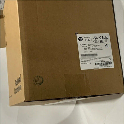 PowerFlex 523 AC Drive 25A-D037N114, 15HP, boxed. Rockwell Automation industrial automation part.