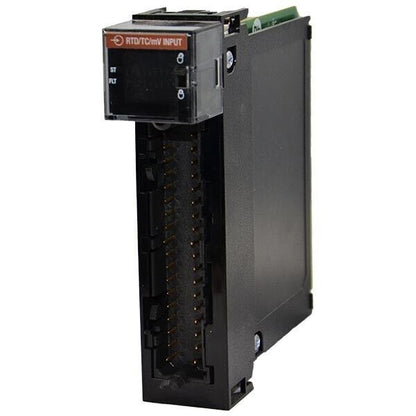 Allen-Bradley 1756-IRT8I ControlLogix RTD/TC/mV Input Module, black, with ST/FLT indicators.