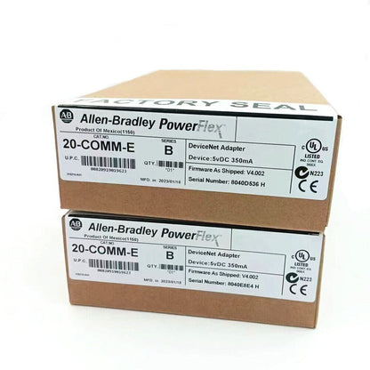 Allen-Bradley 20-COMM-E SER B DeviceNet Adapter, Factory Sealed, New in Box, PLC Module