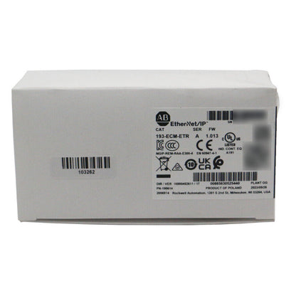 Allen-Bradley 193-ECM-ETR EtherNet/IP Communication Module, industrial automation part, factory equipment.
