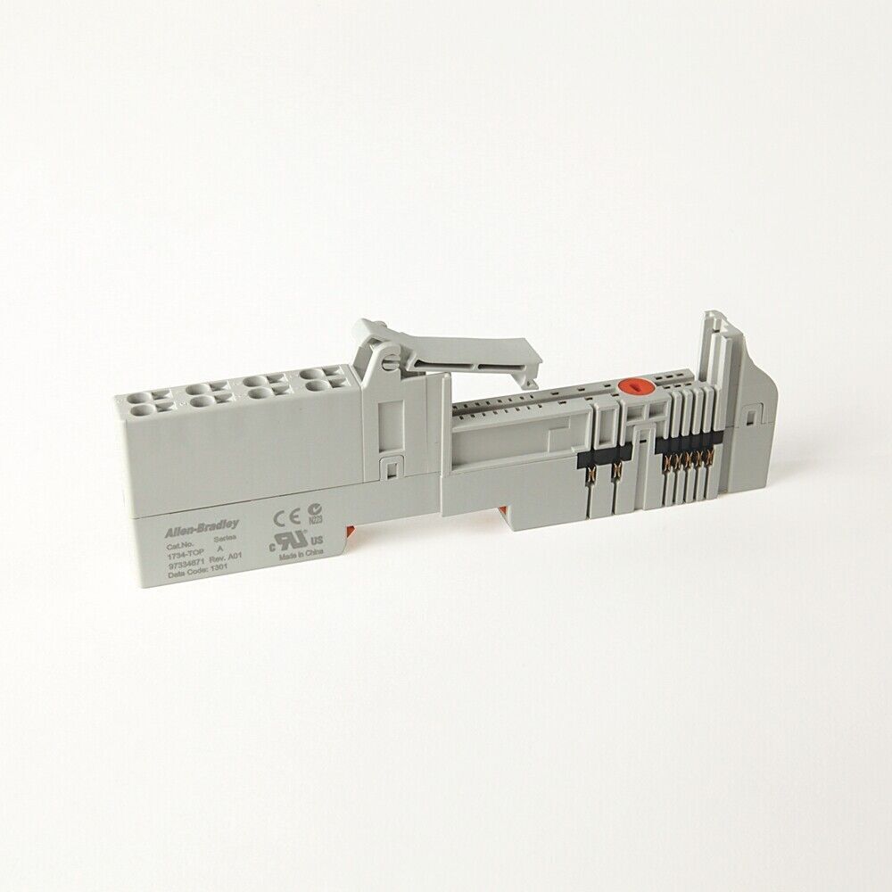 Allen-Bradley 1734-TOP Terminal Base, gray plastic with screw-clamp terminals, compatible with POINT I/O modules