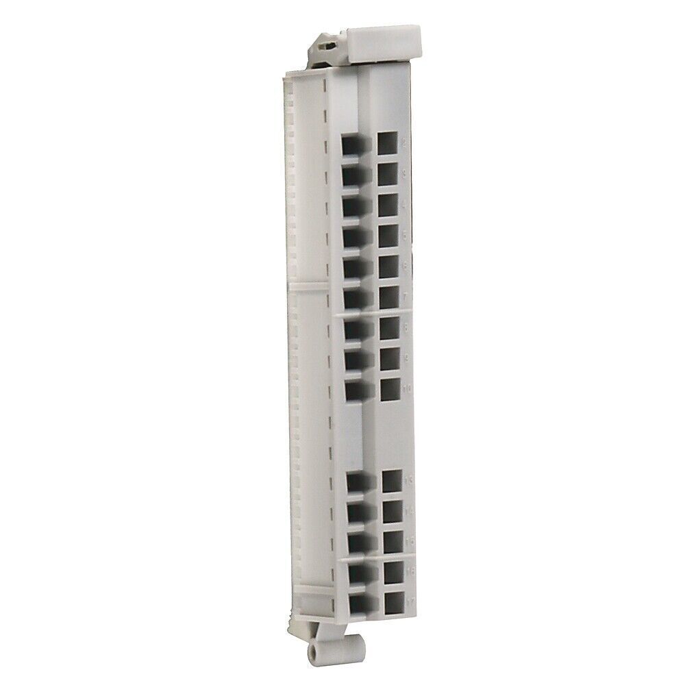 Allen-Bradley 5069-RTB14CJC-SCREW PLC terminal block connector, gray, industrial automation component.