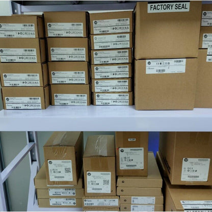Allen-Bradley ControlLogix PLC Processors in factory-sealed boxes, fast shipping.