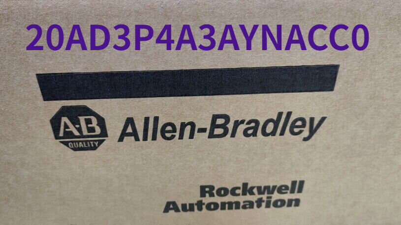 Allen-Bradley 20AD3P4A3AYNACC0 PowerFlex 70 AC Drive box, industrial automation parts