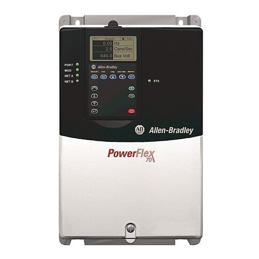 Allen-Bradley PowerFlex 70 motor drive, industrial automation part.