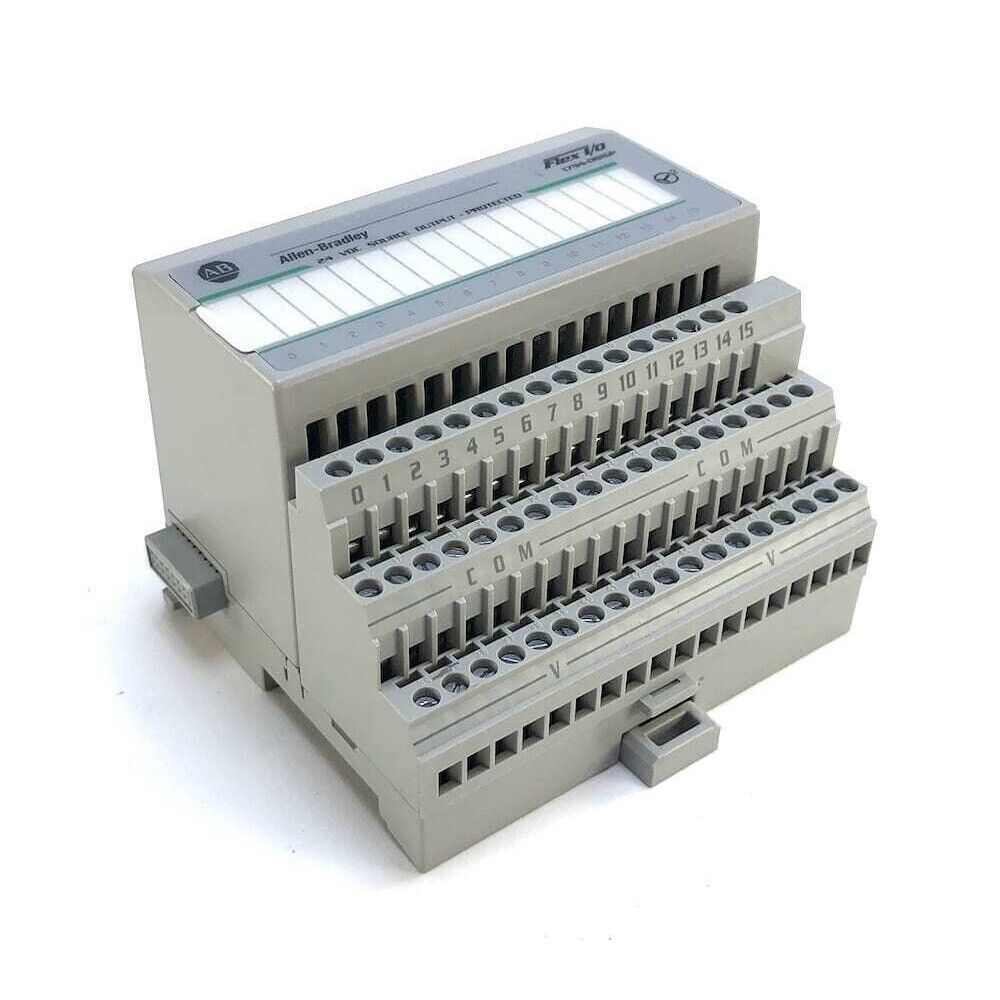 Allen-Bradley 1794-OB16P Flex I/O module, 16-point digital output, 24 VDC, sourcing output.