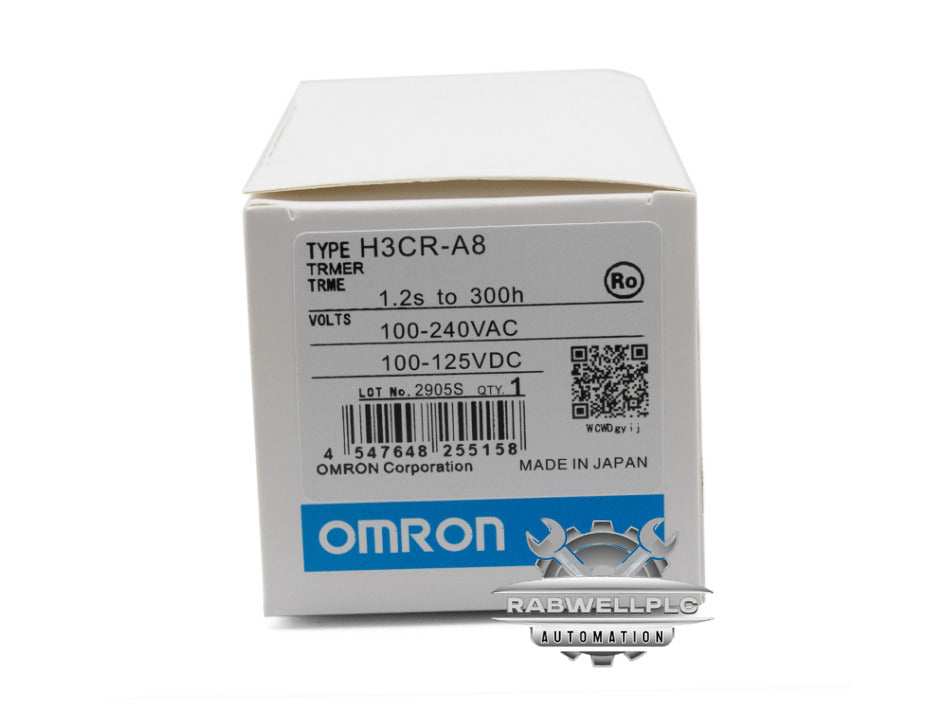 NEW IN BOX OMRON Timer H3CR-A8 H3CRA8 100-240VAC / 100-125VDC