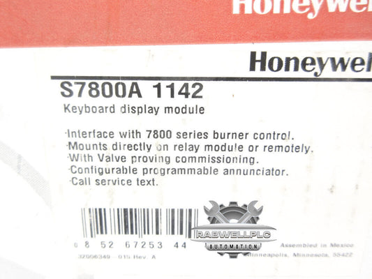 1pc Honeywell Burner Control Keyboard Display Module S7800A1142 Free Shipping