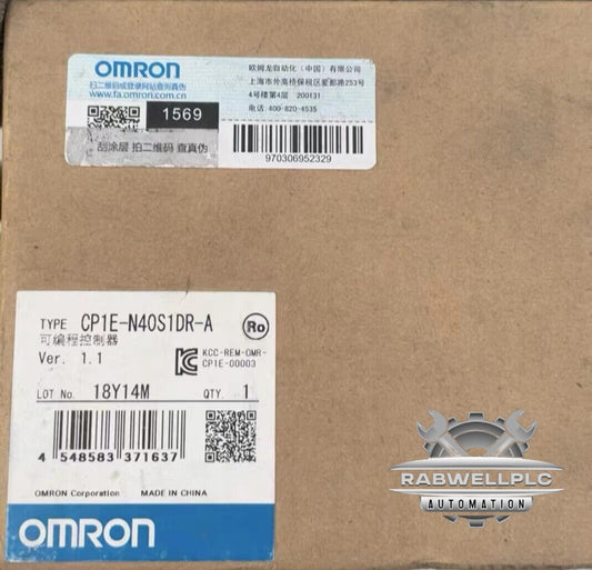 Genuine Omron CP1E-N40S1DR-A PLC Module CP1EN40S1DRA New In Box