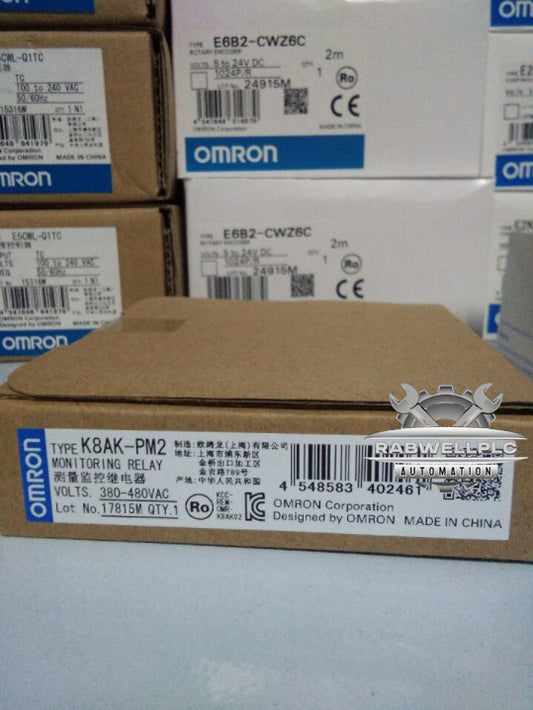 1PCS Omron K8AK-PM2 K8AKPM2 Monitoring Relay 380-480VAC In Box -New *TT