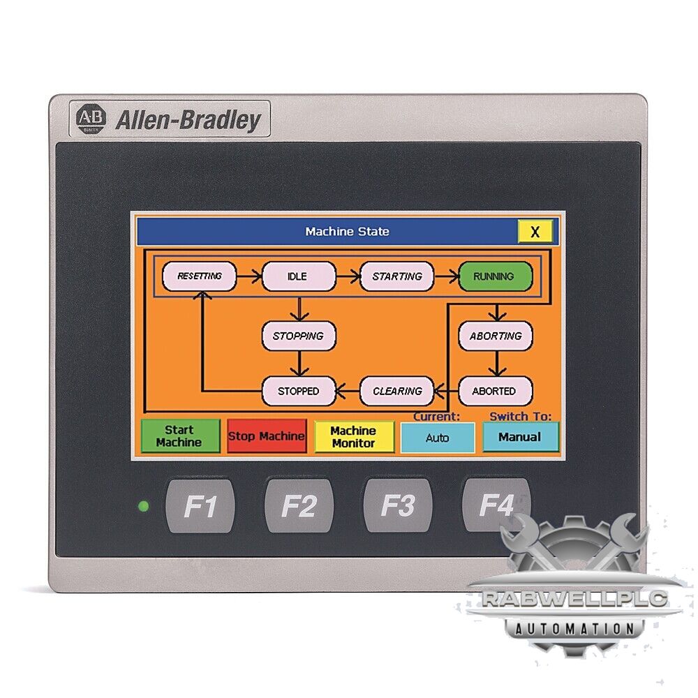 New Sealed Allen-Bradley 2711R-T4T SER B PanelView 800 4-inch HMI Terminal