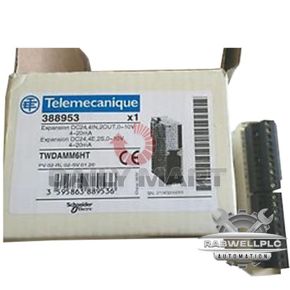 New Schneider TWDAMM6HT Expansion DC24 4IN 2OUT 0~10V 4~20mA Module Unit PLC 1PC