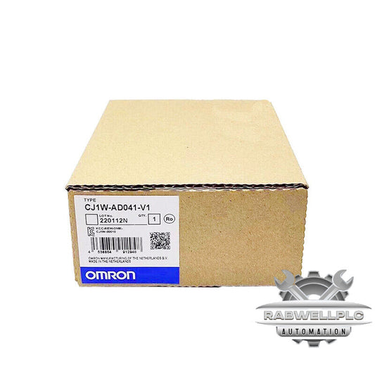 New CJ1W-AD041-V1 In Box Omron CJ1W-AD041-V1 Analog input unit