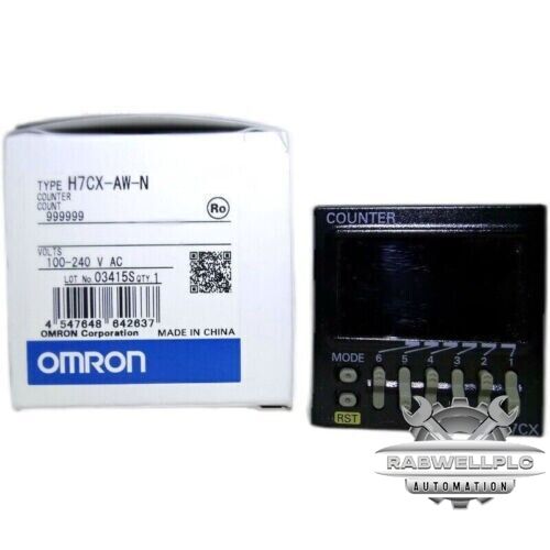 OMRON H7CX-AW-N H7CXAWN Counter 100-240VAC Original New in Box Free Ship