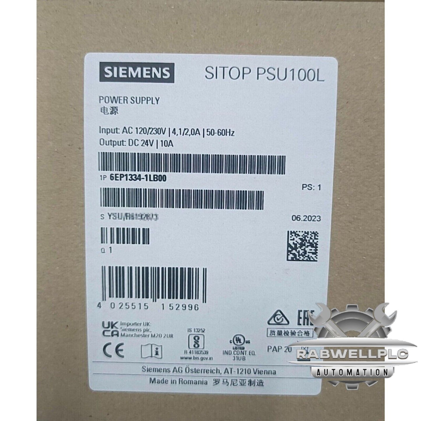 6EP1334-1LB00 1PCS NEW SIEMENS 6EP1334-1LB00 Power Supply