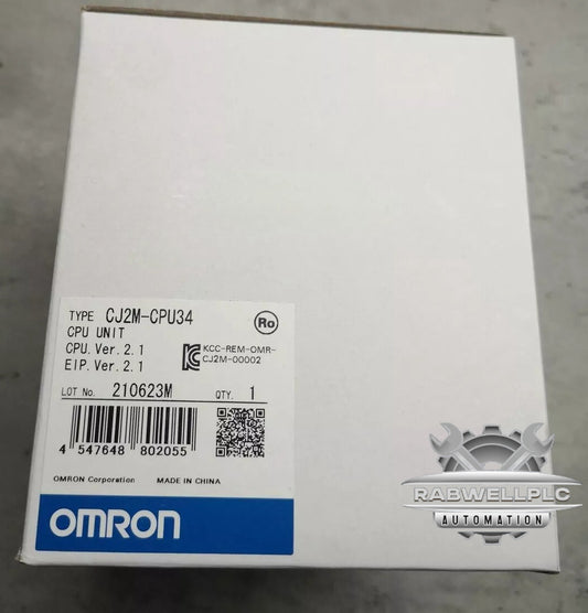 CJ2M-CPU34 1PCS New original Omron CJ2MCPU34 Fast shipment