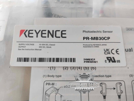 NEW KEYENCE PR-MB30CP Mini-Slim Reflective Photoelectric Sensor