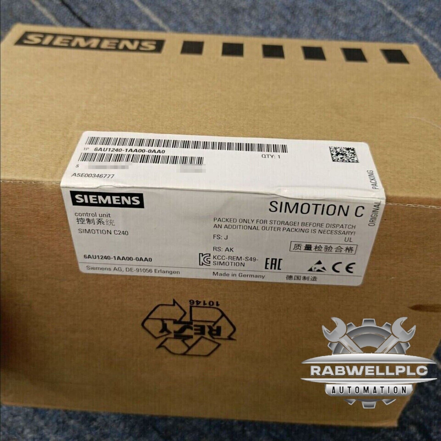 New Siemens 6AU1 240-1AA00-0AA0 6AU1240-1AA00-0AA0 SIMOTION C240 Motion control