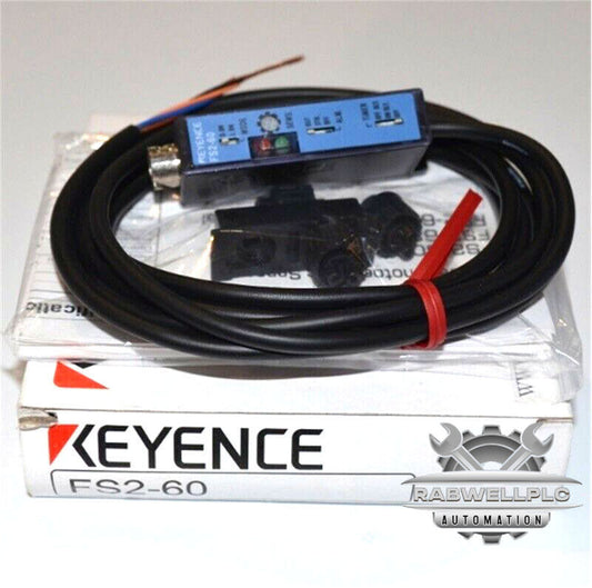 1PC KEYENCE FS2-60 Fiber Optic Amplifier Sensor New In Box Expedited Shipping