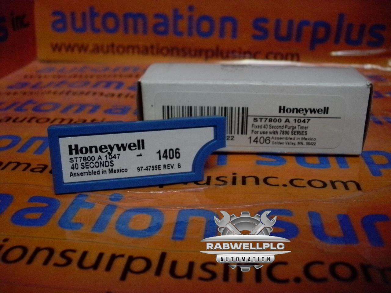 HONEYWELL ST7800A1047 1406 40 SEC PURGE TIMER USE WITH 7800 SERIES NEW