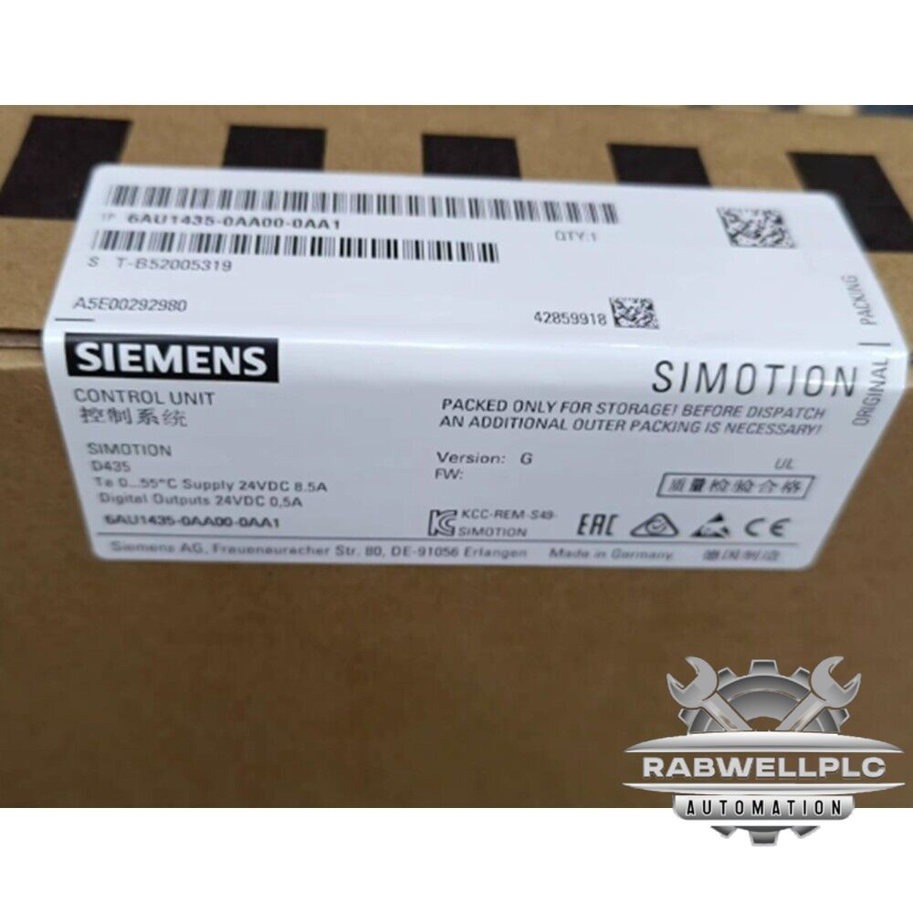 New Siemens 6AU14 35-0AA00-0AA1 6AU1435-0AA00-0AA1 SIMOTION DRIVE-BASED CONTROL