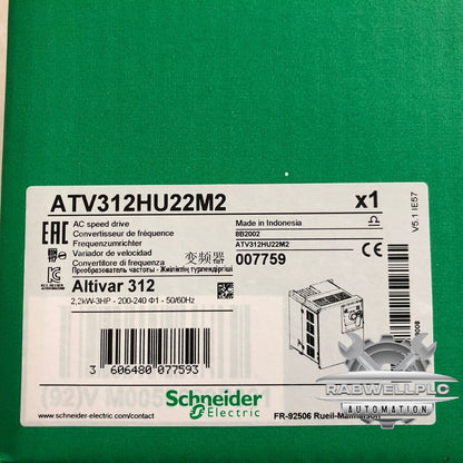 1PC Schneider ATV312HU22M2 Frequency Drive ATV312HU22M2 New Expedited Shipping