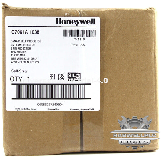 Honeywell C7061A1038 C7061A1038 UV Flame Detector NEW