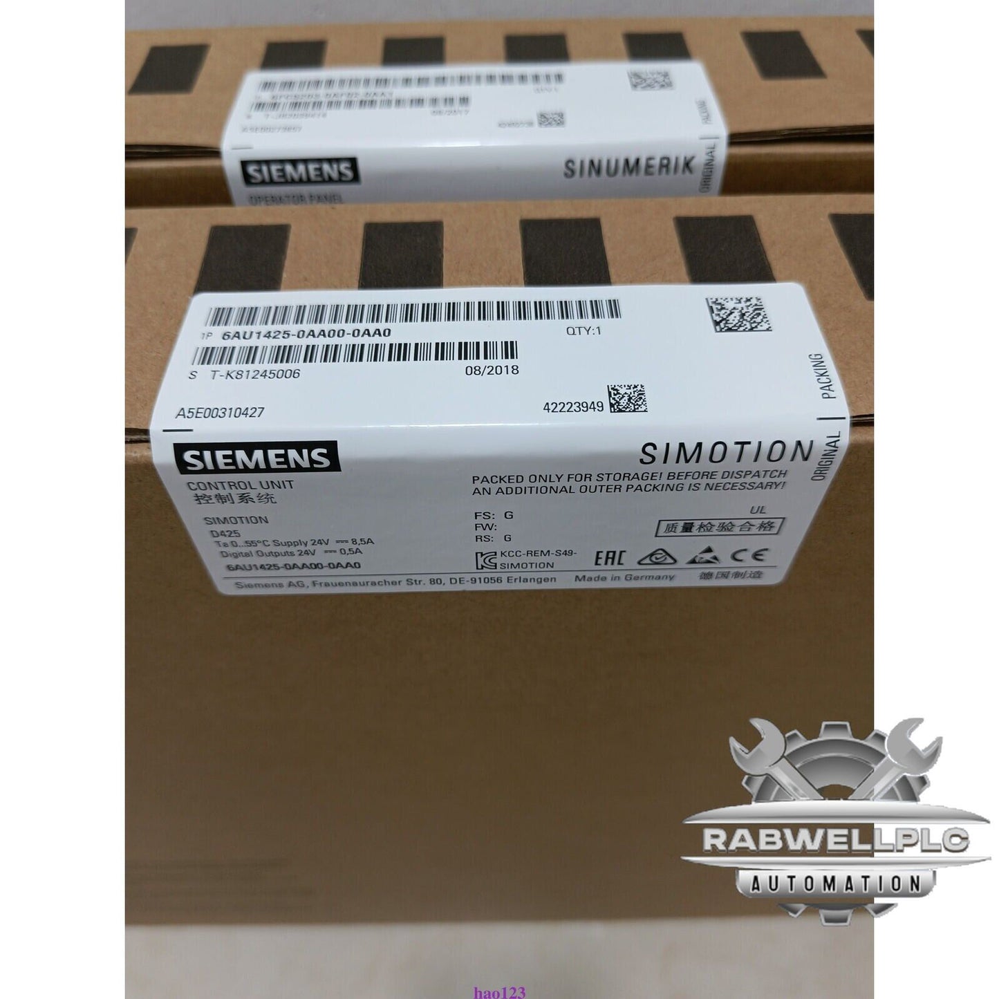 New Siemens 6AU1445-0AA00-0AA0 6AU1445-0AA00-0AA0 SIMOTION DRIVE-BASED CONTROL