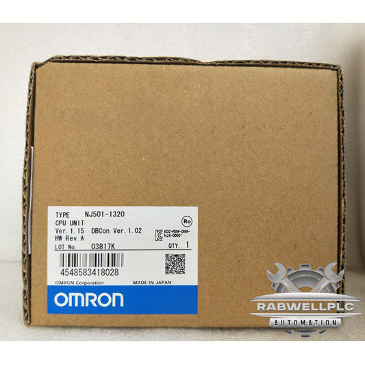 One New Omron NJ501-1320 CPU Controller Unit NJ5011320 Expedited Shipping