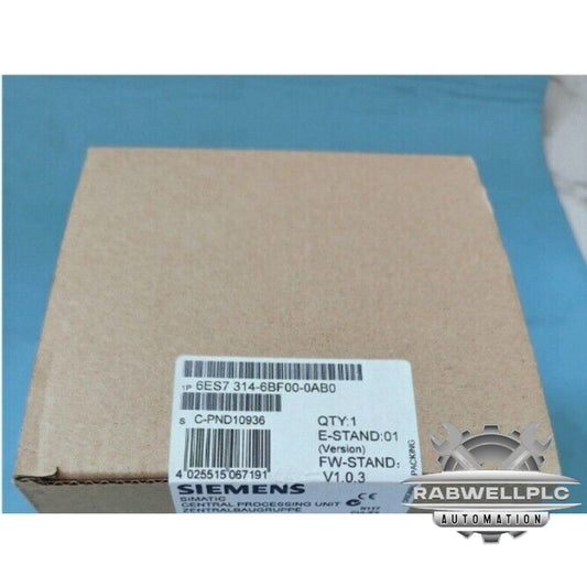 1pc Siemens 6ES7314-6BF00-0AB0 6ES7 314-6BF00-0AB0 fast delivery