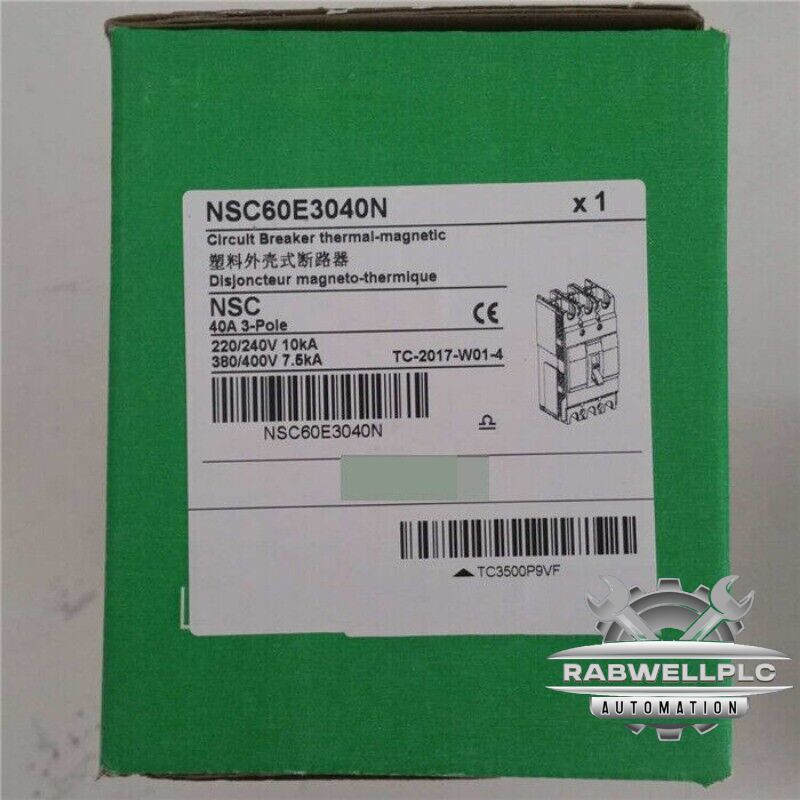 NSC60E3040N Schneider Molded Case Circuit Breaker NSC60E3040N in Box 1pcs