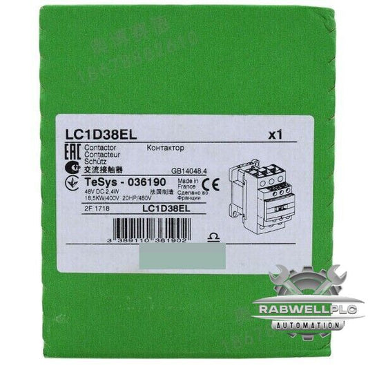 1PC New Schneider LC1D38EL Contactor LC1D38EL 38A 48VDC Free shipping