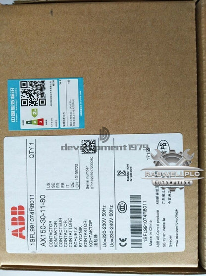 1PC ABB Contactor AX150-30-11-80 220-230V NEW