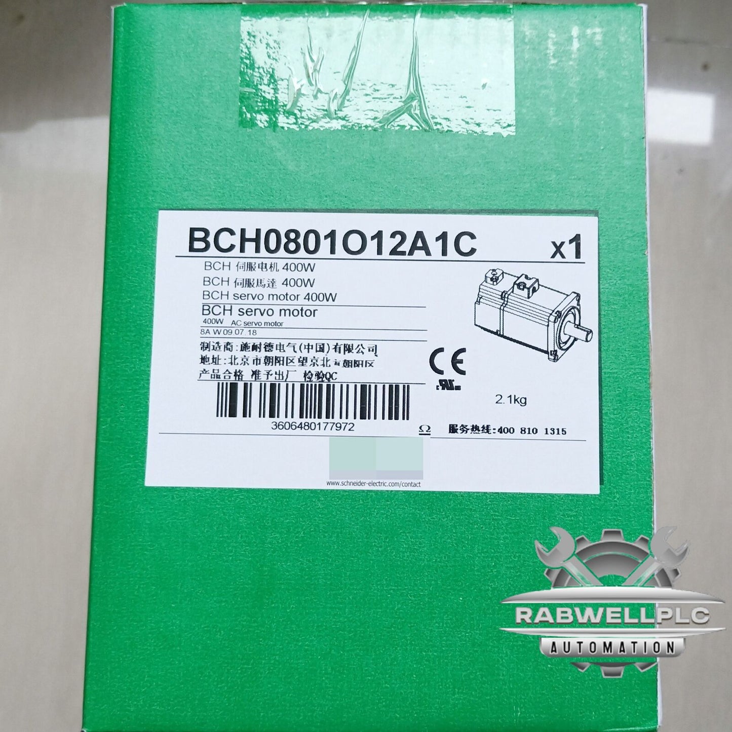 New Schneider BCH0801O12A1C Servo Motor Expedited Shipping 1PC