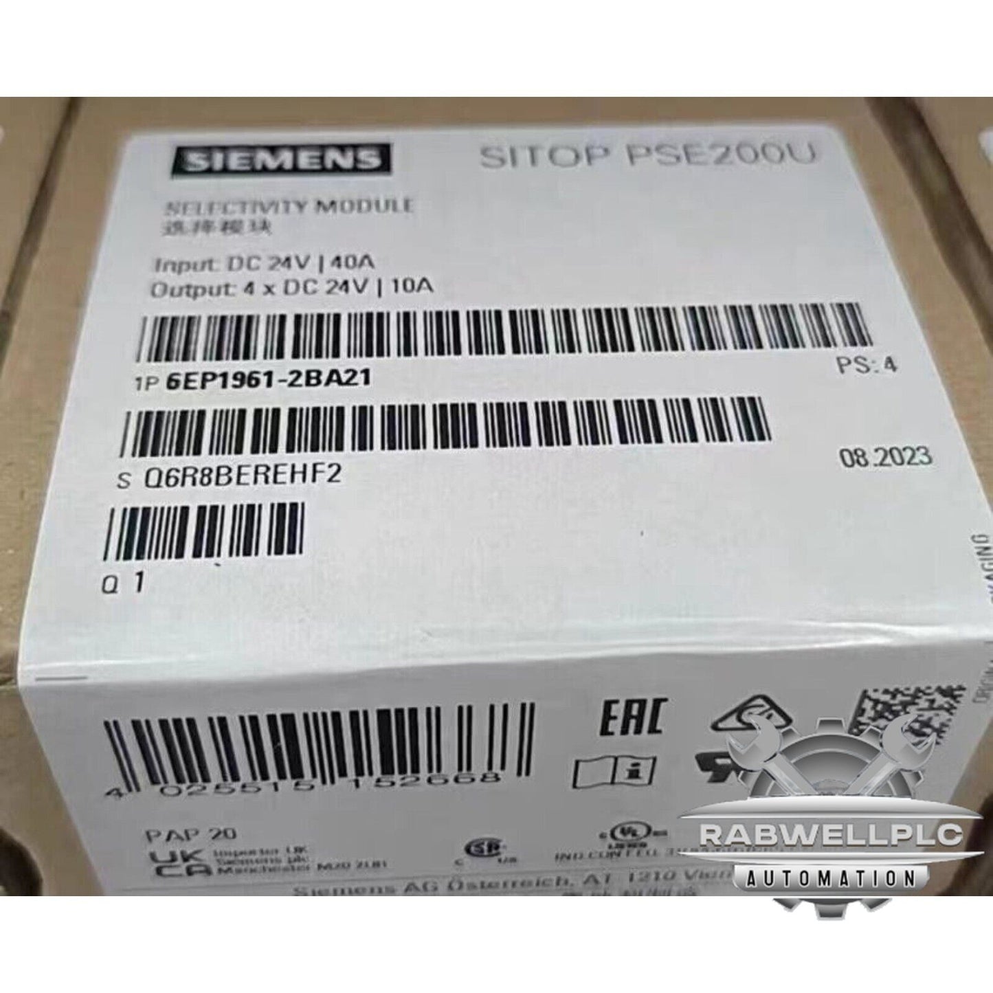 New original Siemens 1PCS 6EP1961-2BA21 6EP1 961-2BA21 Fast delivery