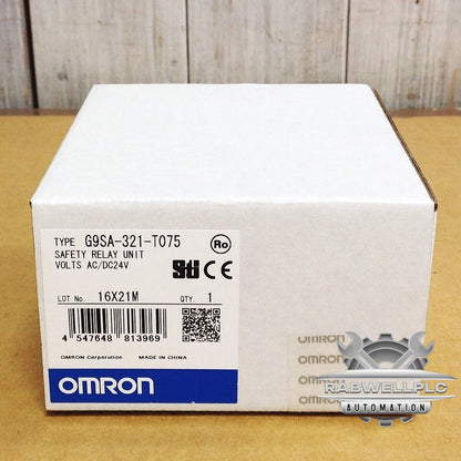 Omron G9SA-321-T075 Safety Relay Unit New In Box