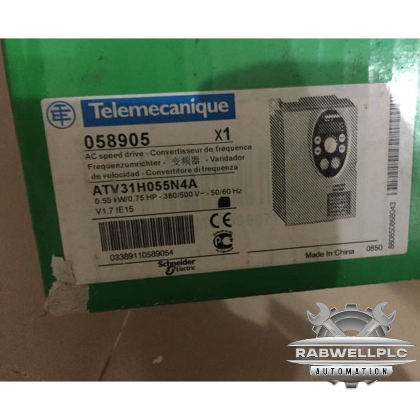 New In Box ATV31 Inverter ATV31H055N4A 0.55KW SN9T