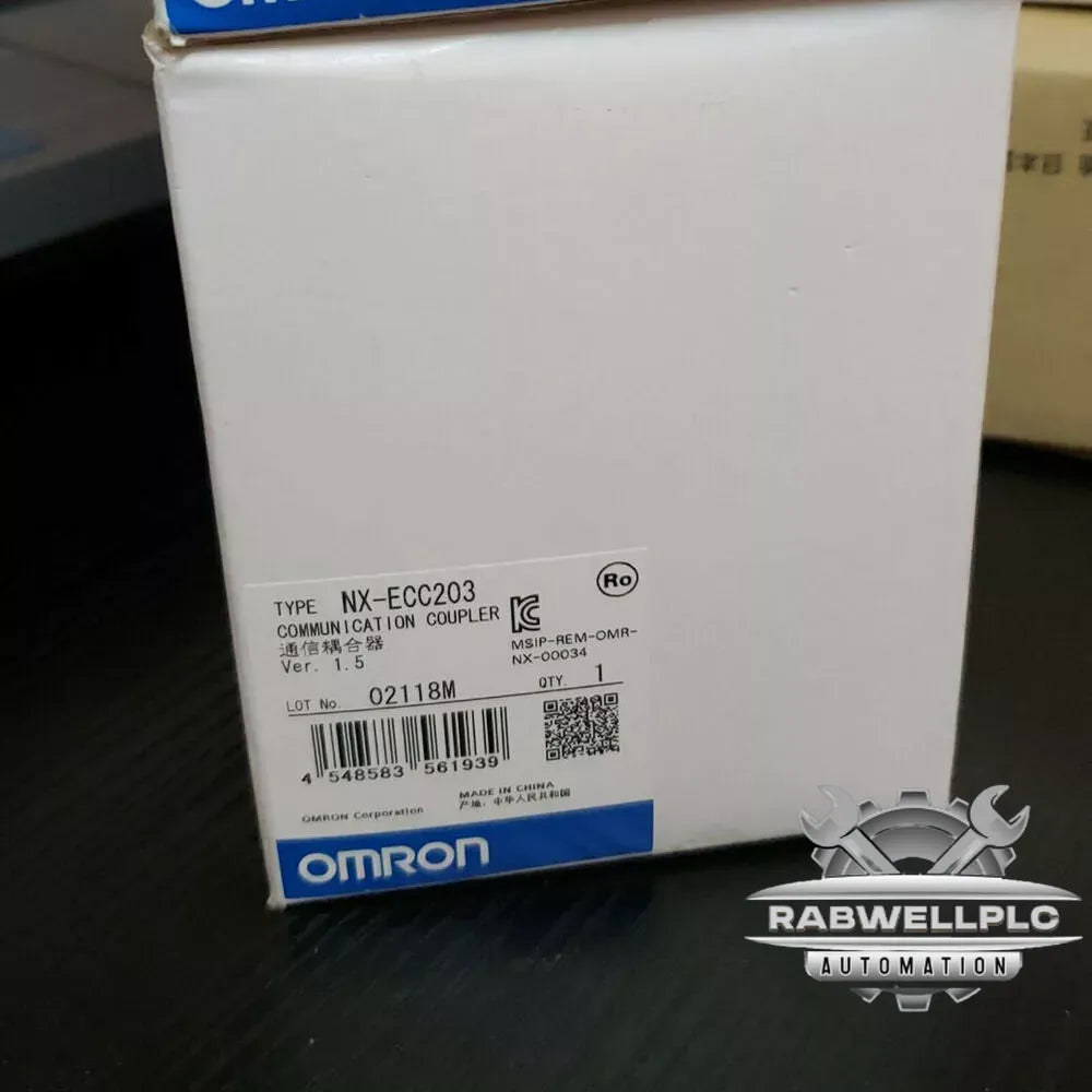 One Omron NX-ECC203 Power Supply Module New In Box Expedited Shipping