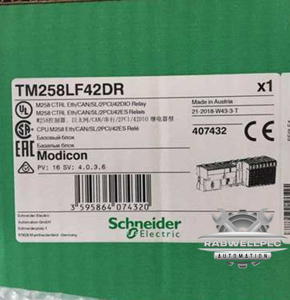 NEW SCHNEIDER TM258LF42DR PLC Programmable Controller