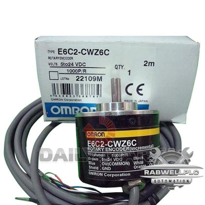 Omron E6C2-CWZ6C 1000P/R E6C2CWZ6C Rotary Encoder New in Box NIB Free Ship