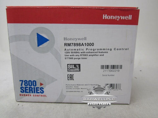 1PC Honeywell RM7898A1000 Burner Control New Expedited Shipping RM7898A 1000