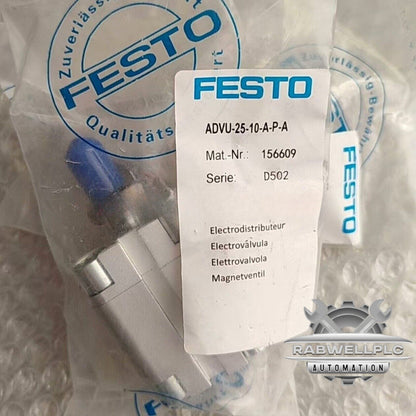 New Festo ADVU-25-10-A-P-A 156609 Cylinder