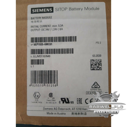 New Siemens 6EP1935-6MC01 With 1 Year Warranty