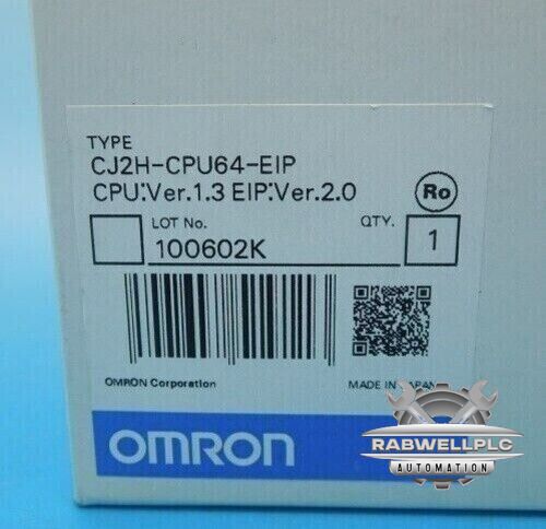 Omron PLC CJ2H-CPU64-EIP Programmable Controller Module CPU Unit New In Box