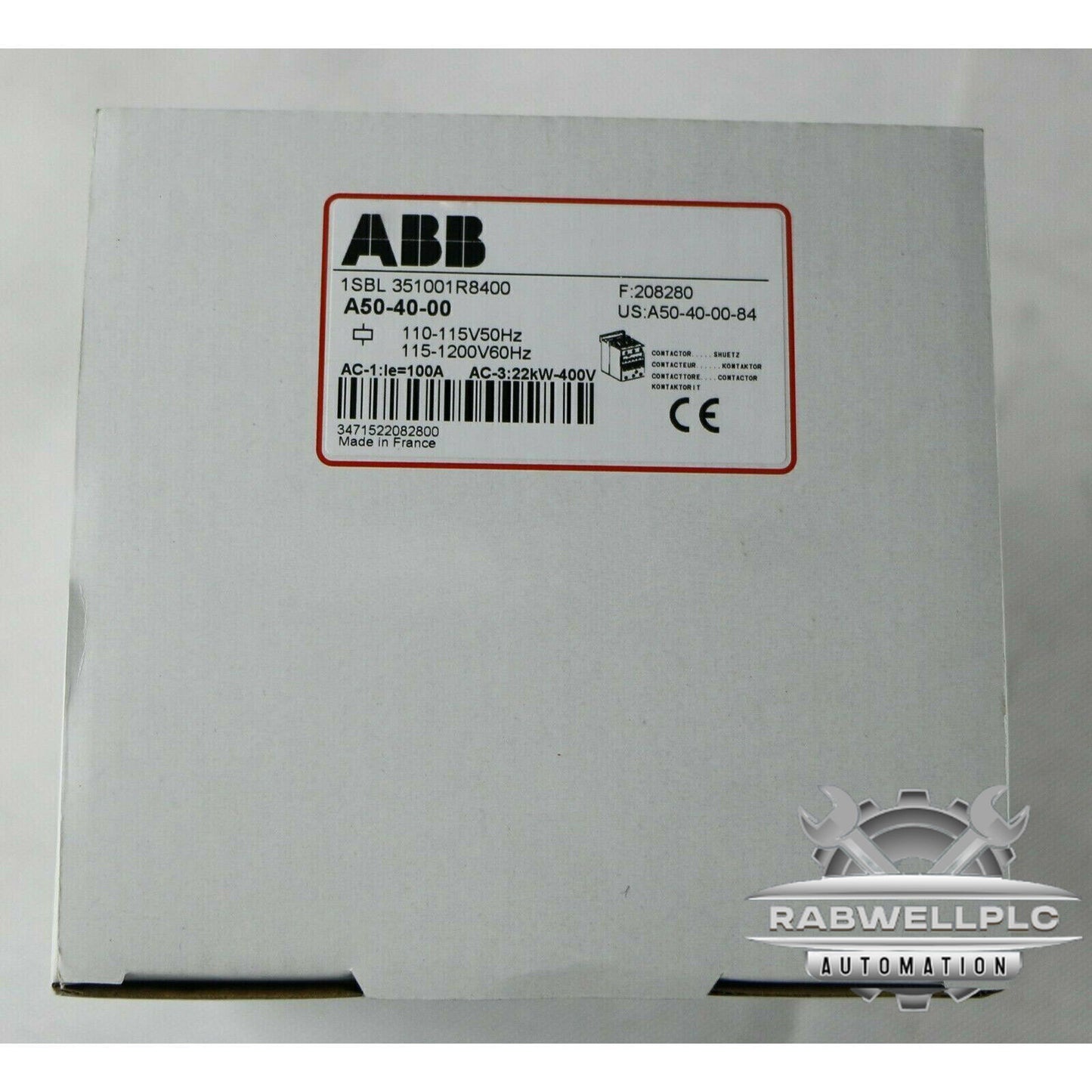 One new A50-40-00 110V AV Contactor ONE Year Warranty #A6-10