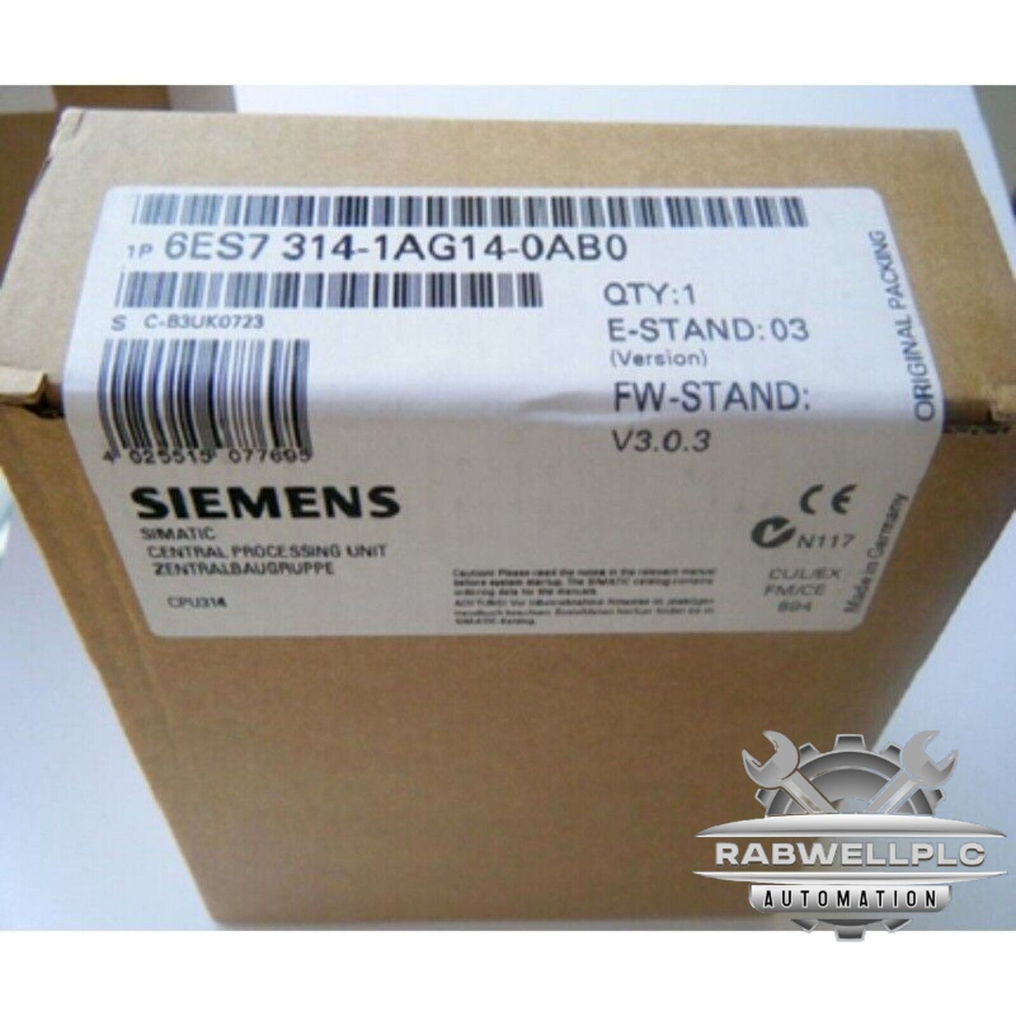 Brand New Siemens 6ES7314-1AG14-0AB0 CPU314 6ES7 314-1AG14-0AB0